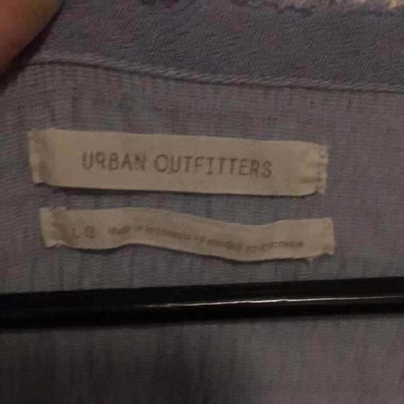 Urban Outfitters Blue Crop Top Very Loose Large - Picture 3 of 5